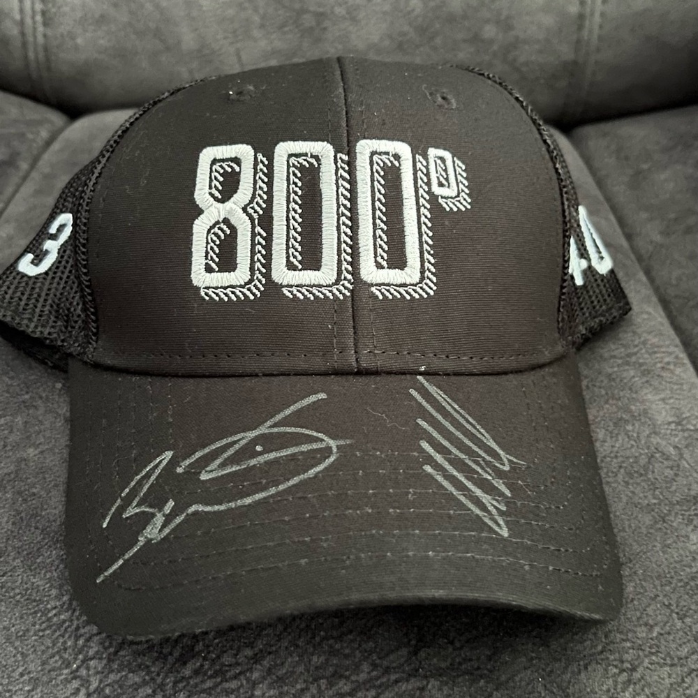 Dwyane Wade Udonis Haslem Restaurant 800 Degrees Signed Hat Limited Edition